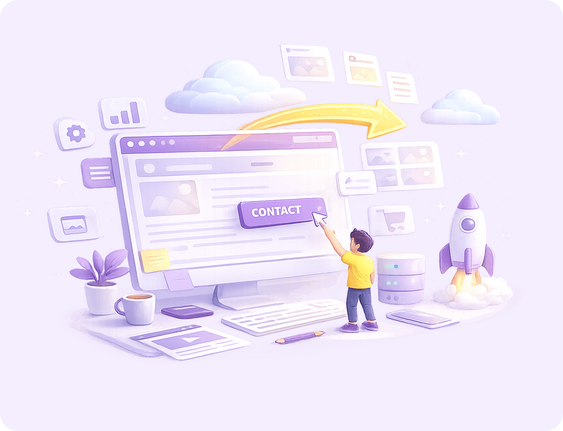 Sučelje Website Builder alata